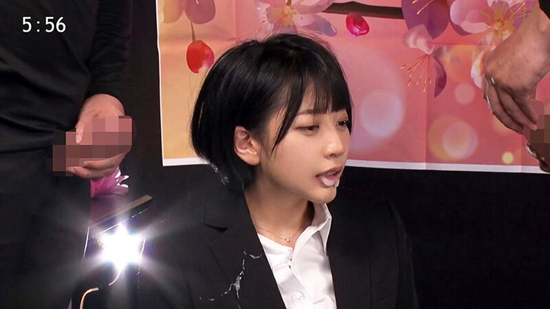 「夏目響が女子アナ役で潮吹き羞恥プレイ!生放送中に絶頂を我慢する姿がエロすぎる」のサンプル画像8枚目