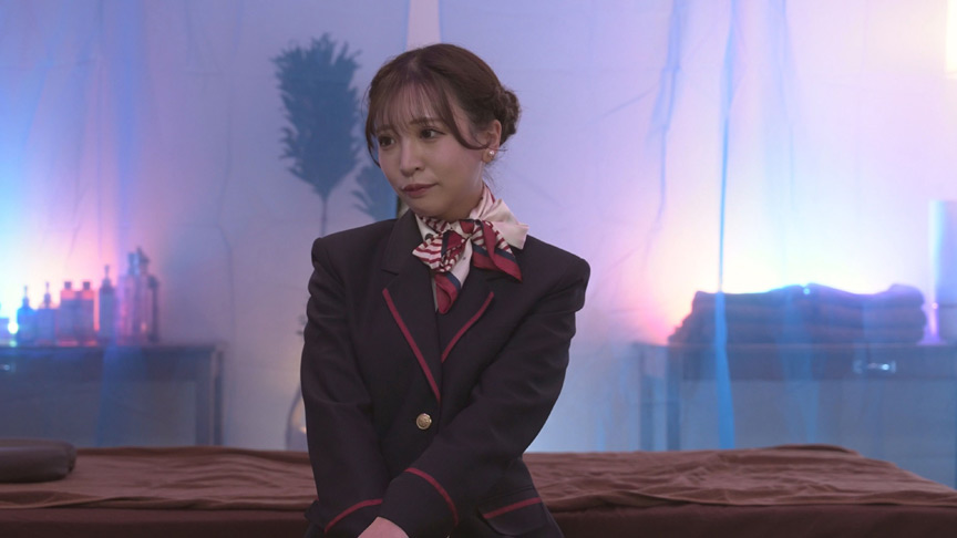 「【CA×黒タイツ】発情ミストで絶頂エステ体験！フットリラクゼーションで癒されるあや編」のサムネイル