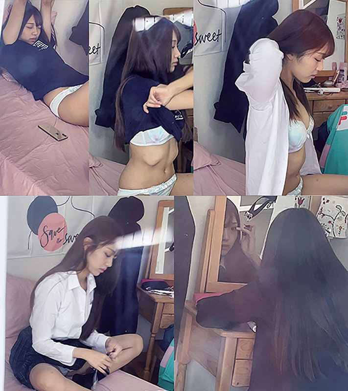 「素人女子校生の制服姿を隣人が盗撮・のぞき！リアル映像で中出しまで収録した衝撃作品」のサンプル画像3枚目