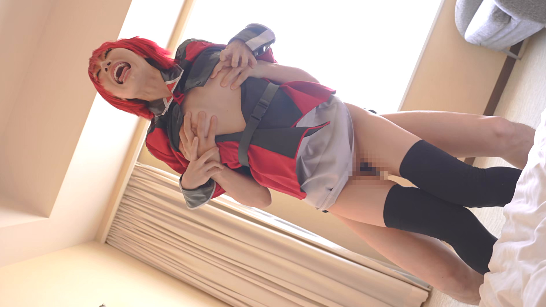 「【中出し】厳選美少女にコスプレさせてオレの子を孕ませる!【ル●マリア・ホーク】」のサンプル画像8枚目
