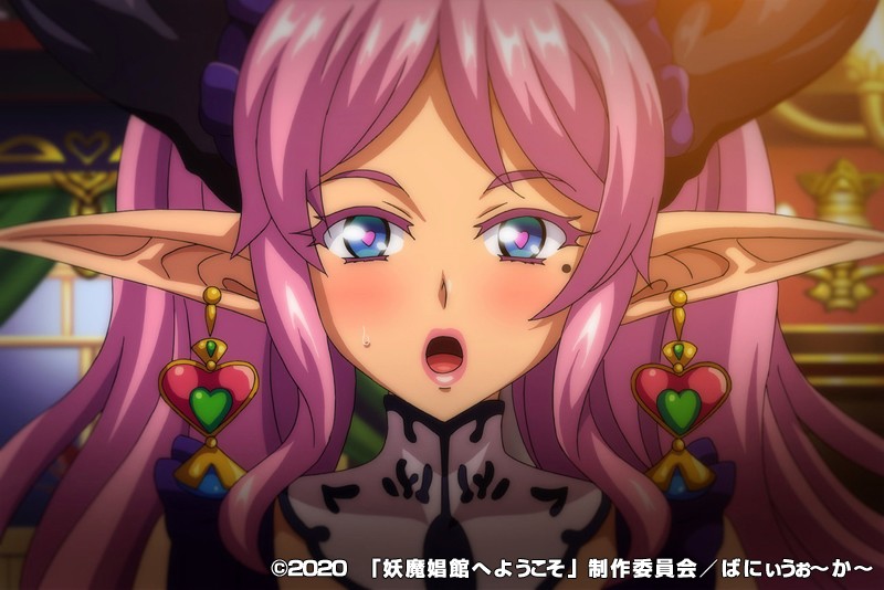 「巨乳美女が妖艶な館で3P中出しプレイ|OVA妖魔娼館へようこそ#2の見どころ紹介」のサンプル画像3枚目