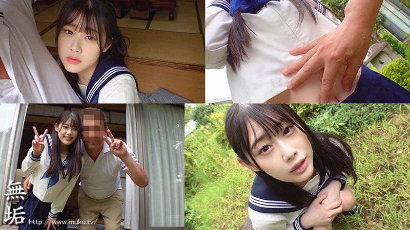 「白石なぎさが制服姿で汗だく3P！放尿プレイも魅せる絶倫セーラー服美少女の本気交尾」のサムネイル