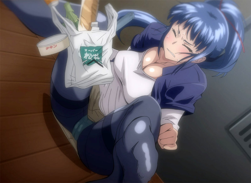 「巨乳女子校生のエッチな中出しフェラシーン｜OVAじょしラク！＃3【アニメ】」のサンプル画像6枚目