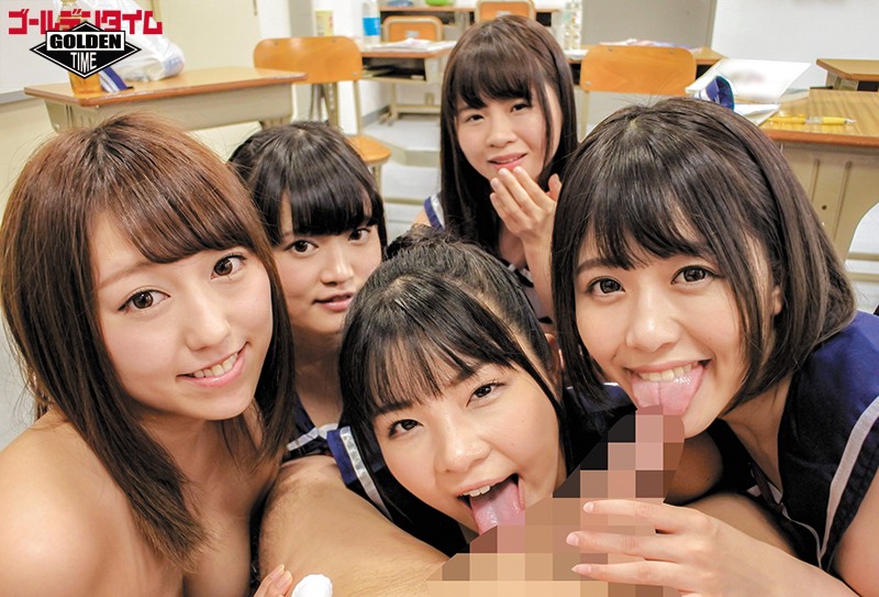 「相澤ゆりな・里見まゆら6人のセーラー服美女とパンチラハーレム学園生活で興奮必至」のサンプル画像7枚目