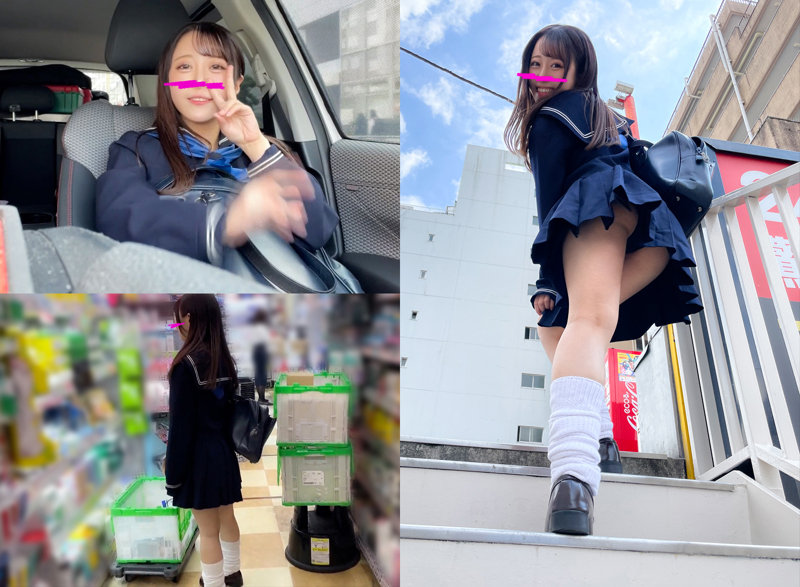 「美少女めいの美乳が揺れるフェラ＆中出しプレイ動画【素人娘の本気セックス】」のサンプル画像1枚目