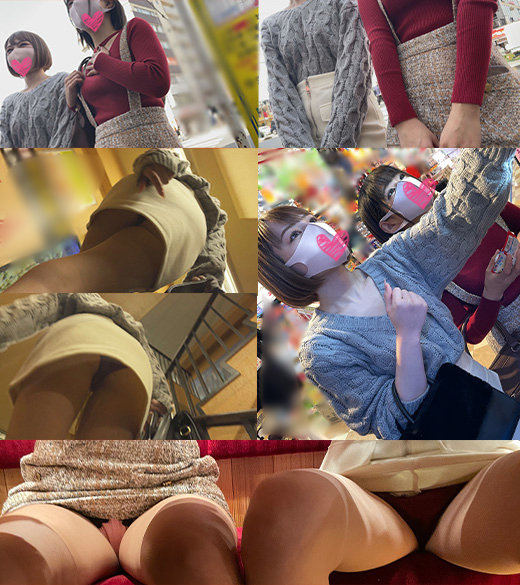 「素人女子大生N81ちゃん＆M81ちゃんのパンチラ盗撮から顔射・中出しまで完全収録」のサンプル画像1枚目