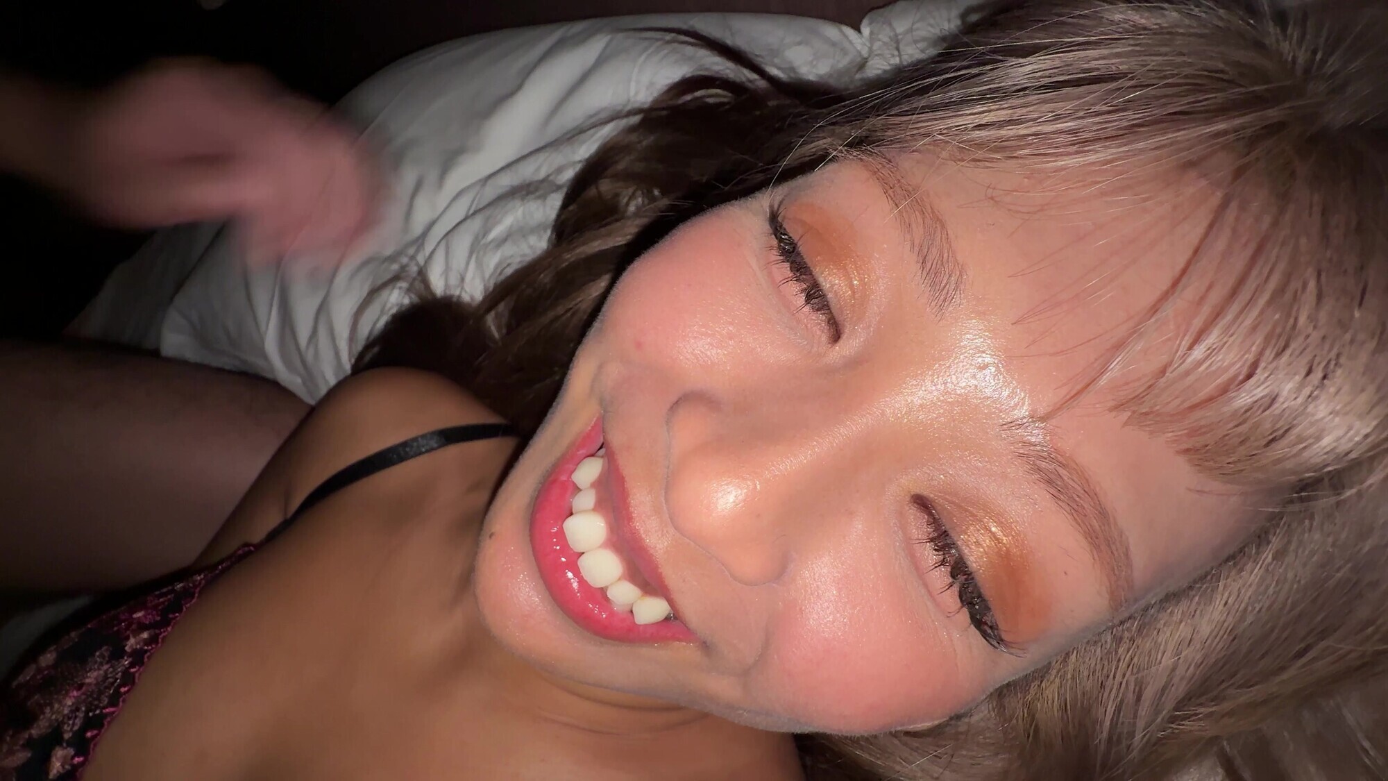 「【個人撮影】若菜めありのハメ撮り風 Dキス＆口臭嗅ぎ」のサンプル画像18枚目