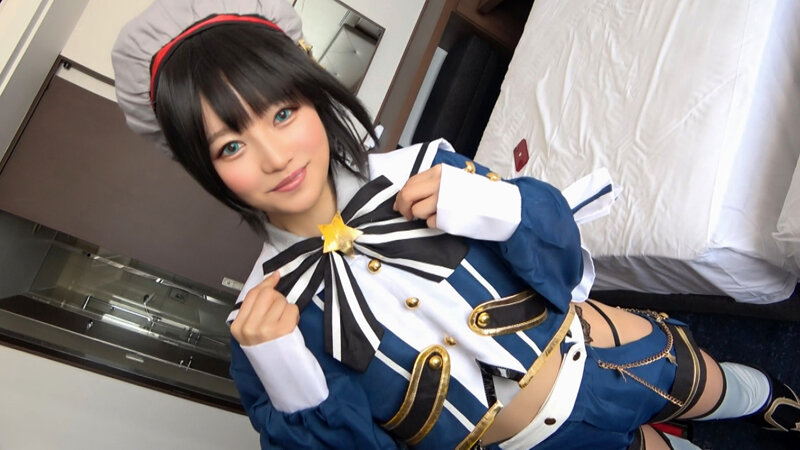 「【素人】小柄で可愛いミニ系コスプレイヤーとローションハメ撮り♡オイルまみれの濃厚プレイ」のサンプル画像1枚目