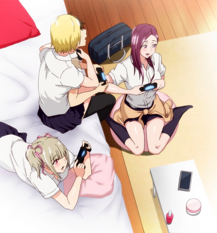 「巨乳女子校生ギャルがフェラ＆中出しで大興奮！今泉ん家はギャルの溜まり場アニメ動画」のサンプル画像2枚目