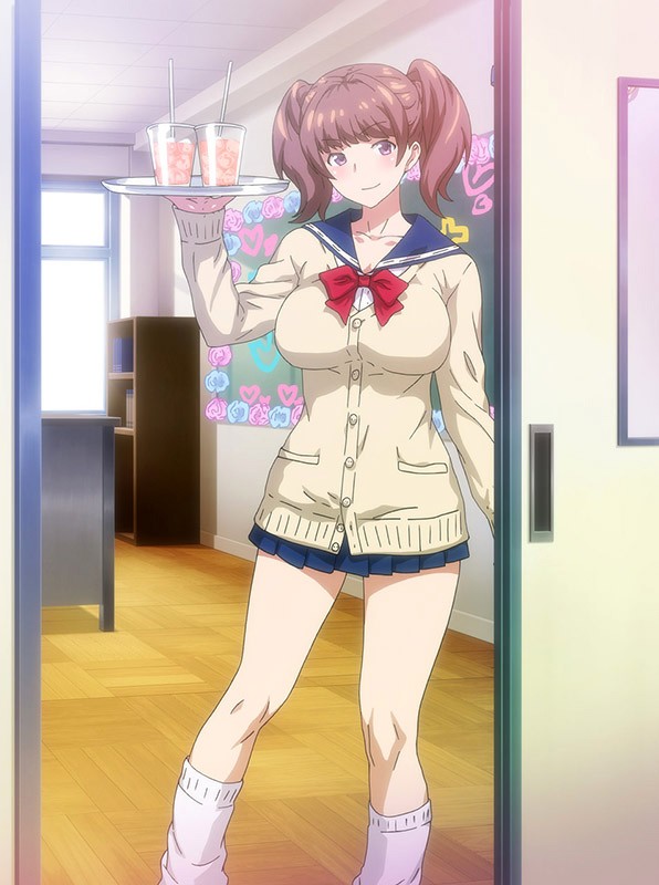 「巨乳女子校生が学園祭で濃厚フェラ＆中出し！学生服姿の美少女とのエッチな放課後」のサンプル画像2枚目