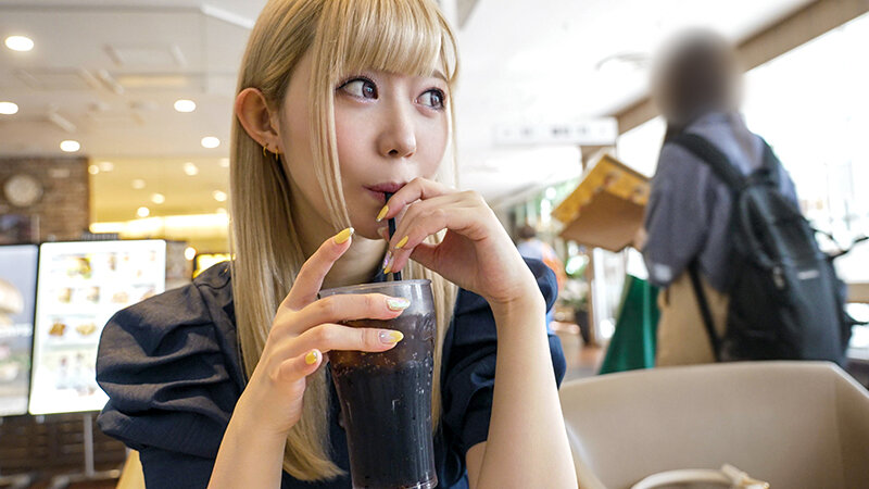 「【素人女子大生】美乳の金髪美少女RENちゃん20歳のハメ撮り中出し映像｜韓国アイドル好き天使級ボディ」のサンプル画像5枚目