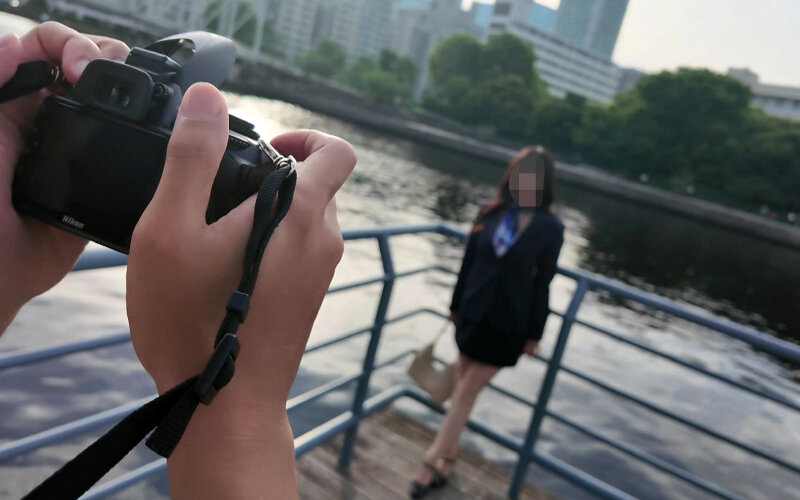 「【素人OL】品川で美女をナンパ!オシャレなお姉さんを即ハメする街角キャッチ動画」のサンプル画像4枚目