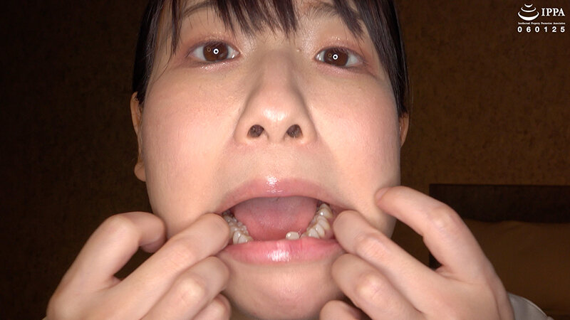 「【谷田かりな】口内観察＆巨大女フェチ動画！歯・口腔フェチ必見のくすぐったがり反応【フェチ】」のサムネイル