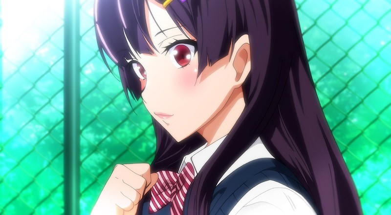 「巨乳女子校生が潮吹き絶頂！フェラ＆中出しで乱れる紫陽花の散ル頃にOVA【エロアニメ】」のサンプル画像1枚目