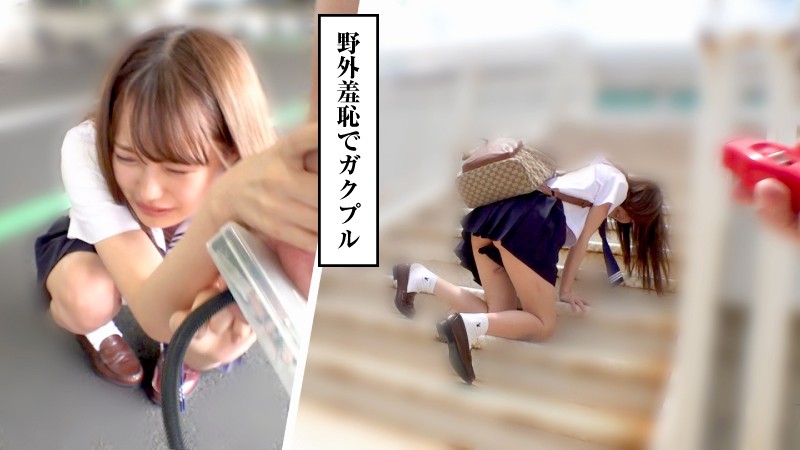 「学生服美少女いちかの野外露出フェラで恥じらう羞恥プレイ動画」のサンプル画像2枚目