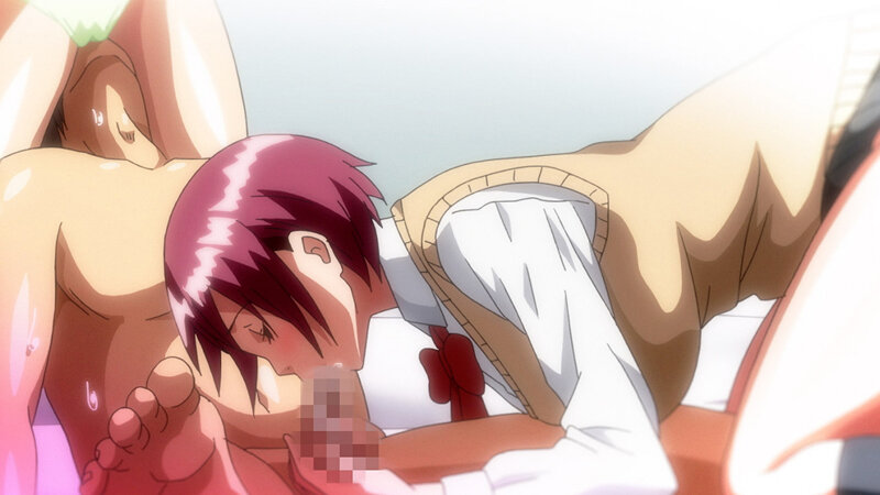 「巨乳女子校生が3P・4Pで中出しとパイズリを体験する濃厚セフレ関係アニメ」のサンプル画像2枚目